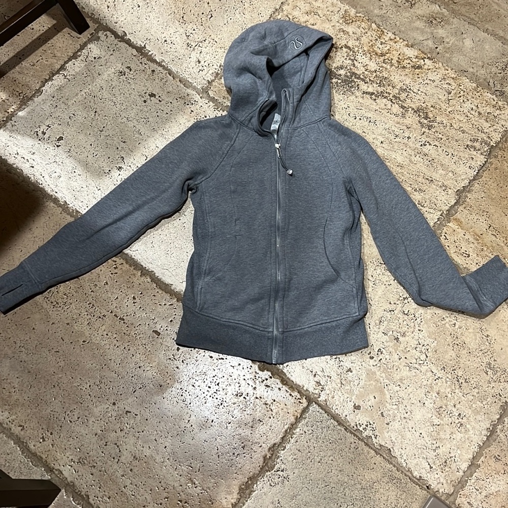 Lululemon Grey Scuba Hoodie Size 4